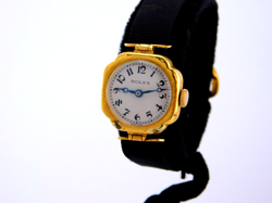 ANTIQUE ROLEX PRIMA 15J 9K SOLID GOLD LADIES WATCH SERVICED RARE C.1920