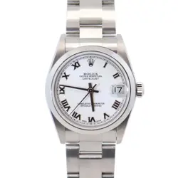 ROLEX DATEJUST 31MM WHITE DIAL WATCH 78240