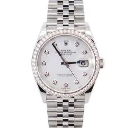 ROLEX DATEJUST 36MM MOP DIAL WATCH 126284RBR