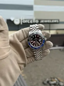 2022 Rolex GMT-Master II 40mm Batgirl Jubilee Bracelet 126710BLNR with Card