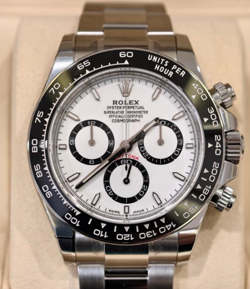 ?ROLEX?126500LN DAYTONA 40 MM CERAMIC BEZEL WHITE DIAL OYSTER BRACELET