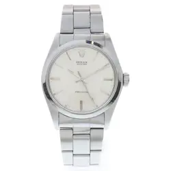 ROLEX  6426 PRECISION SILVER DIAL SS MANUAL STAINLESS VINTAGE WRISTWATCH
