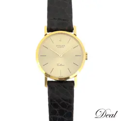 K18YG ROLEX  CELLINI N 4109 VINTAGE 1991 LADIES WRISTWATCH