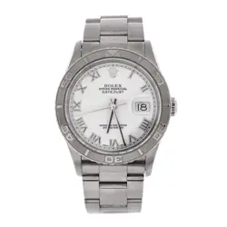 ROLEX OYSTER PERPETUAL DATEJUST TURN-O-GRAPH AUTOMATIC WATCH STAINLESS STEEL
