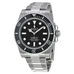 ROLEX SUBMARINER AUTOMATIC BLACK DIAL MEN'S WATCH 114060