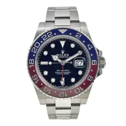 2022 ROLEX GMT-MASTER II PEPSI STAINLESS STEEL 40MM AUTOMATIC WATCH 126710BLRO