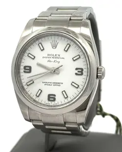 PRE-OWNED ROLEX AIR-KING 34MM 114200 WATCH, S15819