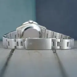 Rolex Datejust Ladies Stainless Steel Watch Blue Diamond Dia, Bezel Oyster Band