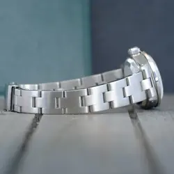 Rolex Datejust Ladies Stainless Steel Watch Blue Diamond Dia, Bezel Oyster Band