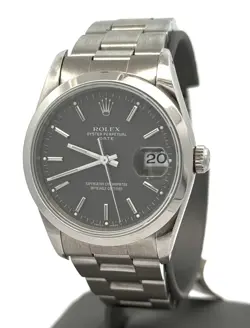 PRE-OWNED ROLEX OYSTER PERPETUAL DATE 34MM 15200 WATCH, S108486