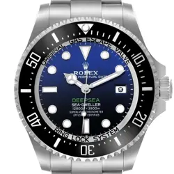 Rolex Seadweller Deepsea Cameron D-Blue Dial Steel Mens Watch 136660