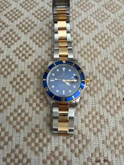 ROLEX SUBMARINER BLUESY 16613LB  1999 18K SOLID GOLD/SS MENS WATCH 40MM