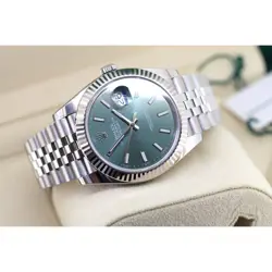 Rolex Datejust Green Men's Swiss Luxury Watch - Preowned 126334 Box Papers 2022
