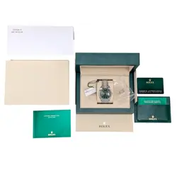 Rolex Datejust Green Men's Swiss Luxury Watch - Preowned 126334 Box Papers 2022