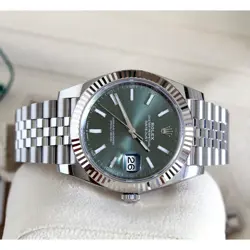 Rolex Datejust Green Men's Swiss Luxury Watch - Preowned 126334 Box Papers 2022