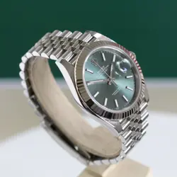 Rolex Datejust Green Men's Swiss Luxury Watch - Preowned 126334 Box Papers 2022