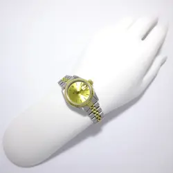 Auth ROLEX Datejust 69173 R****** Gold Women's Wrist Watch