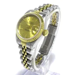 Auth ROLEX Datejust 69173 R****** Gold Women's Wrist Watch