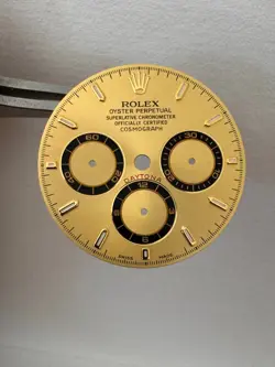 ORIGINAL ROLEX DAYTONA ZENITH 16523 CHAMPAGNE DIAL