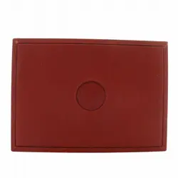 Y0831 ROLEX STORAGE BOX OUTER EMPTY WATCH LEATHER LOGO RED 60.00.02 /XZ GY18