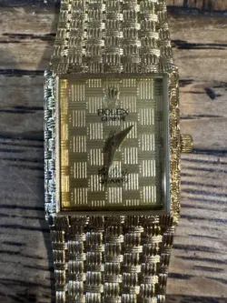 GENUINE ROLEX RECTANGLE DIAL WATCH