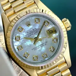 PRESIDENT WATCH WHITE