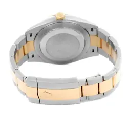 ROLEX DATEJUST 41 STEEL YELLOW GOLD DIAMOND DIAL MENS WATCH 126303