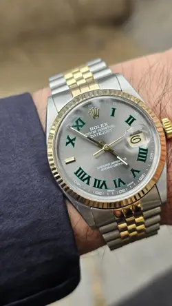 VINTAGE ROLEX 16013 CUSTOM WIMBLEDON DIAL MEN'S AUTOMATIC WATCH 1982