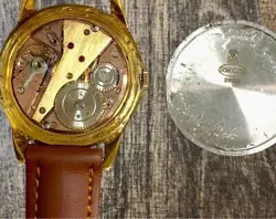 Rolex Marconi Dial index gold small second Manual winding men's watch Working