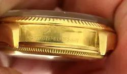 1959 Vintage Rolex Day-Date 6611B President 18k Yellow Gold Bracelet Big Logo!