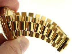 1959 Vintage Rolex Day-Date 6611B President 18k Yellow Gold Bracelet Big Logo!