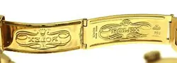 1959 Vintage Rolex Day-Date 6611B President 18k Yellow Gold Bracelet Big Logo!