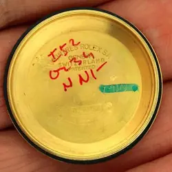 1959 Vintage Rolex Day-Date 6611B President 18k Yellow Gold Bracelet Big Logo!