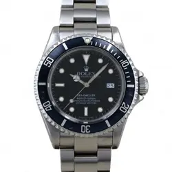 USED ROLEX SEA-DWELLER 16600 BLACK MEN'S WATCH #1012418