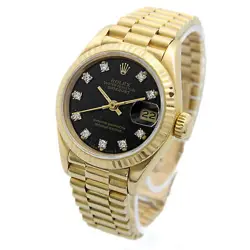 Rolex OP Datejust Women President Watch Ref 69178 Diamonds Full Set #W59251-2