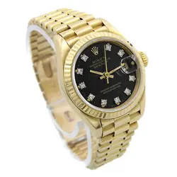 Rolex OP Datejust Women President Watch Ref 69178 Diamonds Full Set #W59251-2