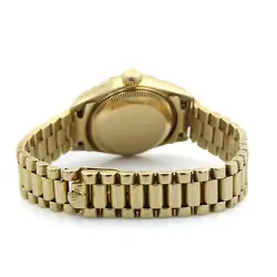 Rolex OP Datejust Women President Watch Ref 69178 Diamonds Full Set #W59251-2