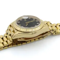 Rolex OP Datejust Women President Watch Ref 69178 Diamonds Full Set #W59251-2