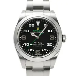 USED ROLEX AIR KING 116900 BLACK AUTOMATIC CASE: 40.0MM MEN'S WATCH #1012018