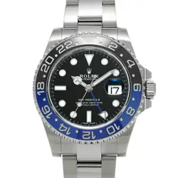 USED ROLEX GMT MASTER II 116710BLNR BLACK CASE: 40×40MM MEN'S WATCH #1012718