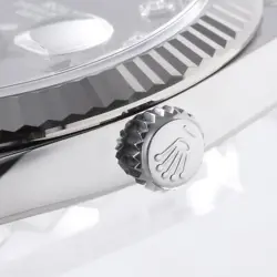 ROLEX Datejust 41 10P diamond 126334G Slate (Grey) 5-row Jubilee Bracelet Ra...