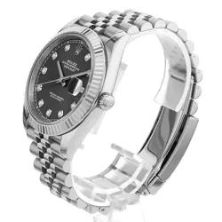 ROLEX Datejust 41 10P diamond 126334G Slate (Grey) 5-row Jubilee Bracelet Ra...