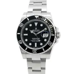 ROLEX SUBMARINER 40MM STAINLESS STEEL BLACK DIAL 116610LN