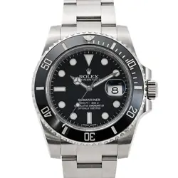 USED ROLEX SUBMARINER DATE 116610LN BLACK MEN'S WATCH #1012718