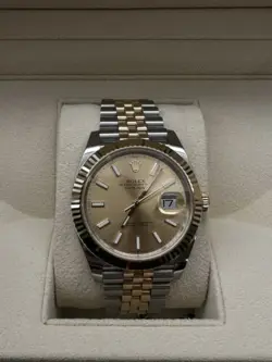 ROLEX DATEJUST 126333 GOLD AND SILVER JUBILEE BRACELET WITH GOLD BEZEL 2024