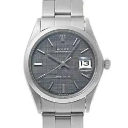 USED ROLEX OYSTER DATE 6694 GRAY MANUAL CASE: 34MM×34MM MEN'S WATCH #1011718