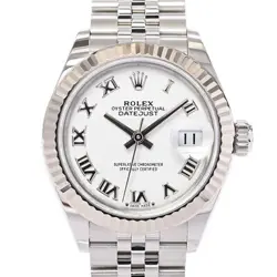 USED ROLEX DATEJUST 28 279174/J WHITE CASE: 28MM LADIES WATCH #101118