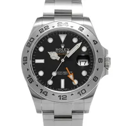 USED ROLEX EXPLORER II 216570 BLACK CASE: 42×42MM MEN'S WATCH #1011718