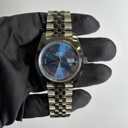 ROLEX DATEJUST 41MM BLUE DIAL WATCH 126300