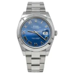 ROLEX DATEJUST 41MM BLUE DIAL WATCH 126300